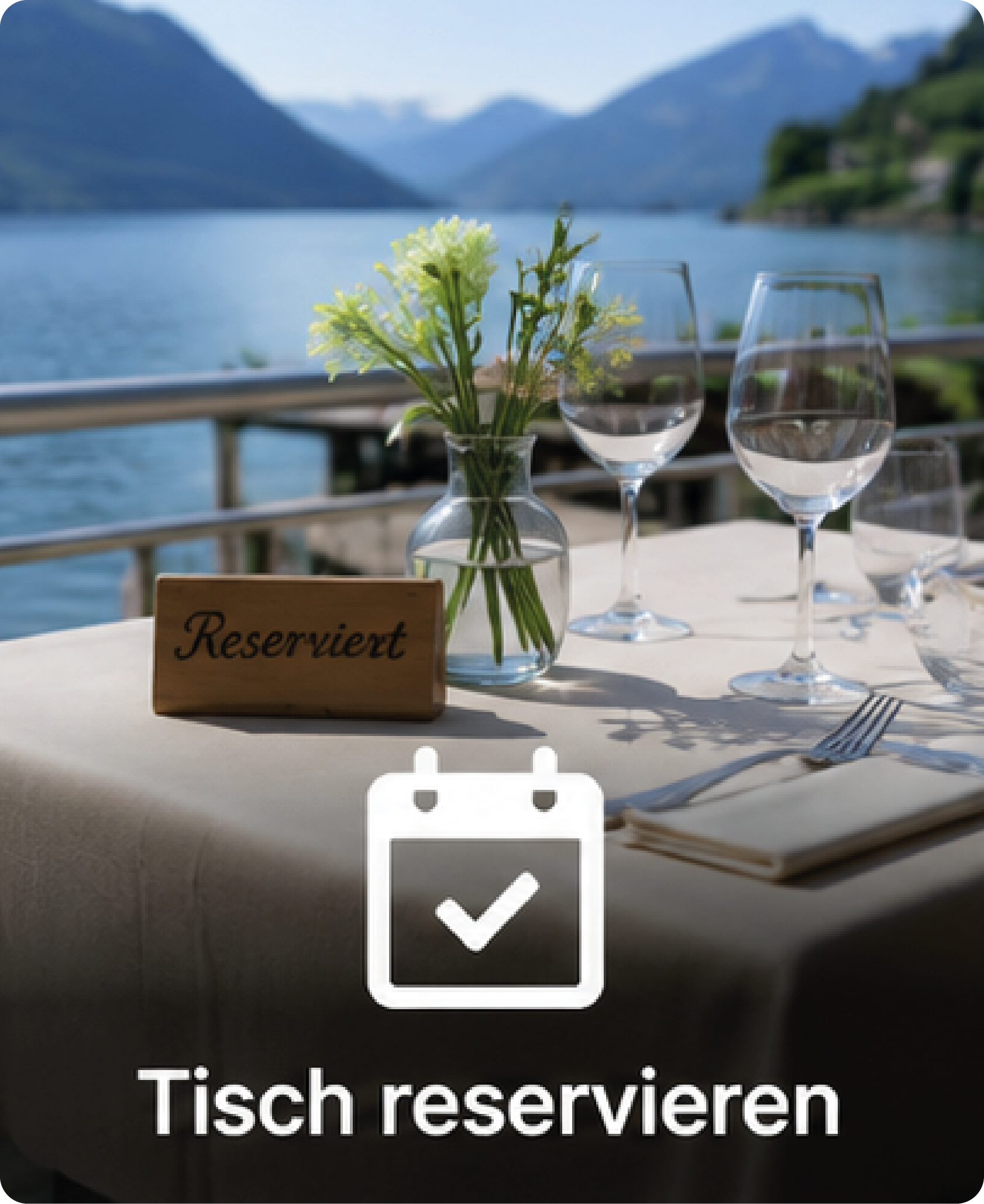 Tisch reservieren im Restaurant Schifflände Quinten